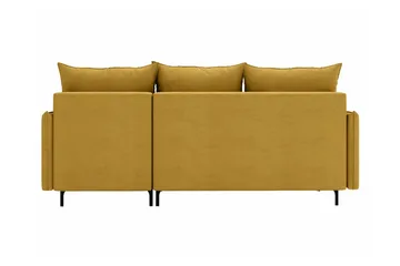 Knocklong 3-seters Hjørnesovesofa - Rosa - Møbler - Sofaer - Sovesofaer - Hjørnesovesofa