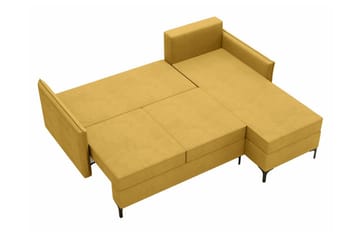Knocklong 3-seters Hjørnesovesofa - Rosa - Møbler - Sofaer - Sovesofaer - Hjørnesovesofa