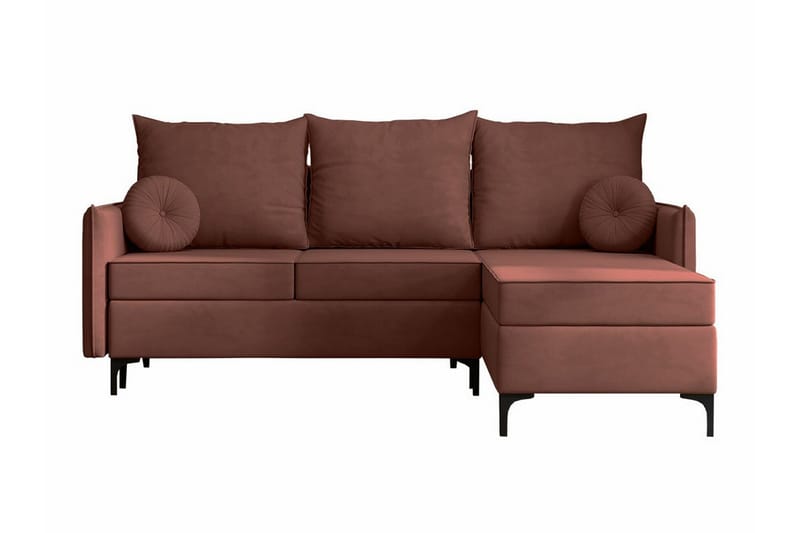 Knocklong 3-seters Hjørnesovesofa, Rosa