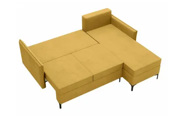 Knocklong 3-seters Hjørnesovesofa - Rosa - Møbler - Sofaer - Sovesofaer - Hjørnesovesofa