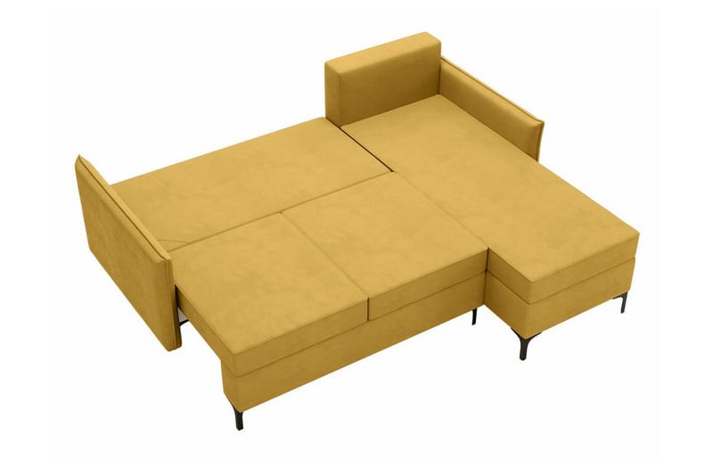 Knocklong 3-seters Hjørnesovesofa - Rosa - Møbler - Sofaer - Sovesofaer - Hjørnesovesofa