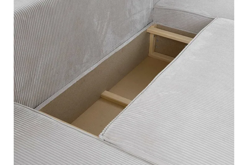 Knocklong 3-seters Hjørnesovesofa - Svart - Møbler - Sofaer - Sovesofaer - Hjørnesovesofa