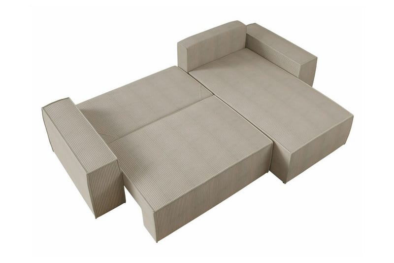 Knocklong 3-seters Hjørnesovesofa - Svart - Møbler - Sofaer - Sovesofaer - Hjørnesovesofa