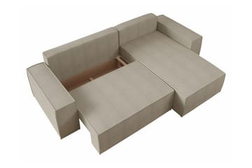 Knocklong 3-seters Hjørnesovesofa - Svart - Møbler - Sofaer - Sovesofaer - Hjørnesovesofa