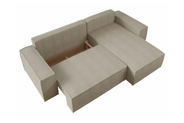 Knocklong 3-seters Hjørnesovesofa - Svart - Møbler - Sofaer - Sovesofaer - Hjørnesovesofa