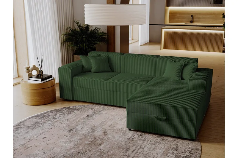Knocklong 3-seters Hjørnesovesofa - Møbler - Sofaer - Sovesofaer - Sovesofa divan