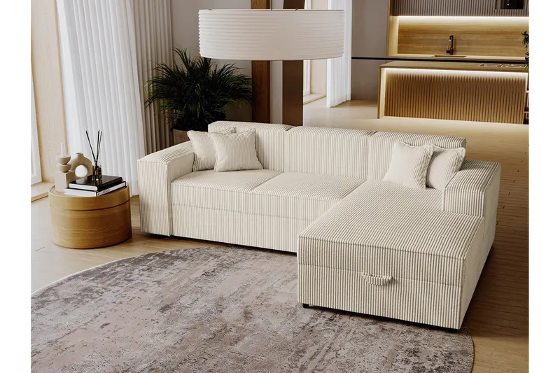 Knocklong 3-seters Hjørnesovesofa - Møbler - Sofaer - Sovesofaer - Hjørnesovesofa