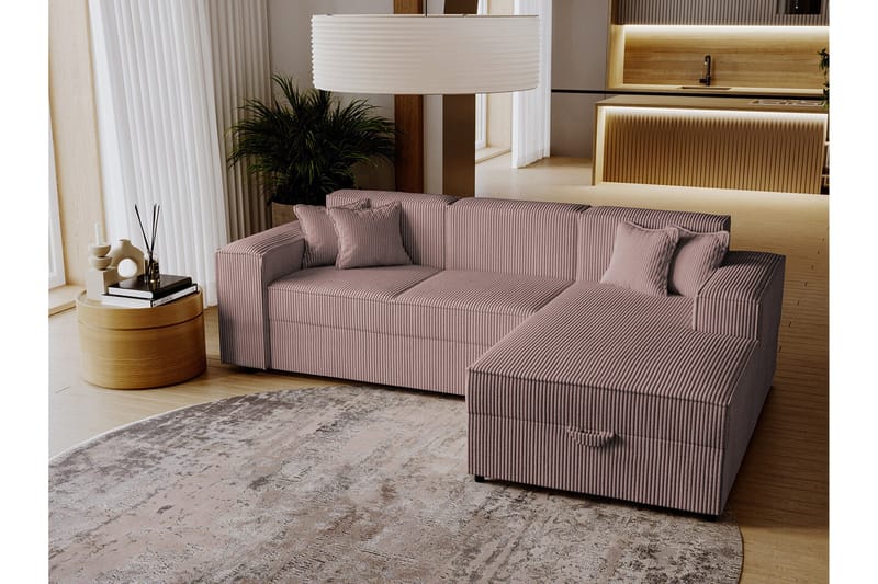 Knocklong 3-seters Hjørnesovesofa - Møbler - Sofaer - Sovesofaer - Hjørnesovesofa