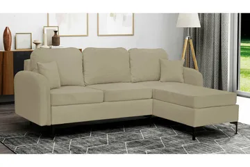 Knocklong 3-sits Hörnbäddsoffa beige - Møbler - Sofaer - Sovesofaer - Sovesofa divan