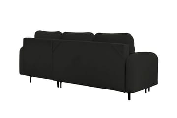 Knocklong 3-sits Hörnbäddsoffa Black - Møbler - Sofaer - Sovesofaer - Hjørnesovesofa