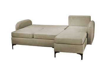 Knocklong 3-sits Hörnbäddsoffa Black - Møbler - Sofaer - Sovesofaer - Hjørnesovesofa