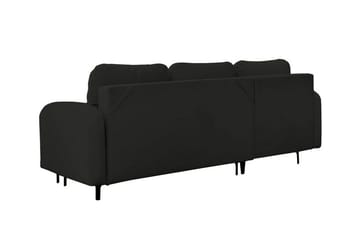 Knocklong 3-sits Hörnbäddsoffa Black - Møbler - Sofaer - Sovesofaer - Hjørnesovesofa