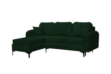 Knocklong 3-sits Hörnbäddsoffa Dark green - Møbler - Sofaer - Sovesofaer - Hjørnesovesofa