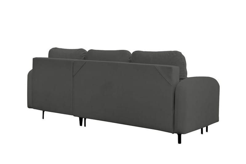 Knocklong 3-sits Hörnbäddsoffa Dark grey - Møbler - Sofaer - Sovesofaer - Hjørnesovesofa