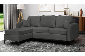 Knocklong 3-sits Hörnbäddsoffa Dark grey - Møbler - Sofaer - Sovesofaer - Hjørnesovesofa