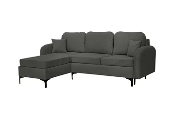 Knocklong 3-sits Hörnbäddsoffa Dark grey - Møbler - Sofaer - Sovesofaer - Hjørnesovesofa