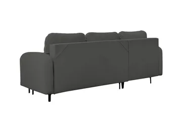 Knocklong 3-sits Hörnbäddsoffa Dark grey - Møbler - Sofaer - Sovesofaer - Hjørnesovesofa