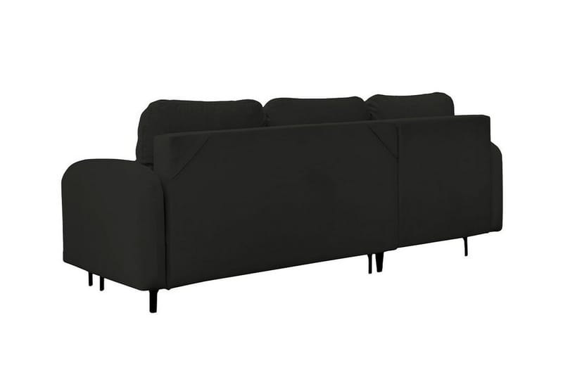 Knocklong 3-sits Hörnbäddsoffa NO_BRAND Black - Møbler - Sofaer - Sovesofaer - Hjørnesovesofa