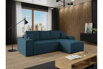 Knocklong 3-sits Hörnbäddsoffa NO_BRAND blue - Møbler - Sofaer - Sovesofaer - Hjørnesovesofa