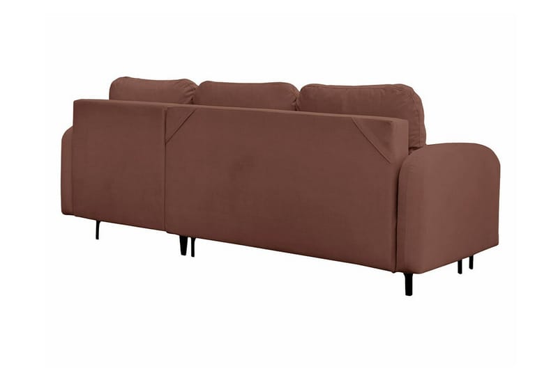 Knocklong 3-sits Hörnbäddsoffa NO_BRAND Brown - Møbler - Sofaer - Sovesofaer - Hjørnesovesofa