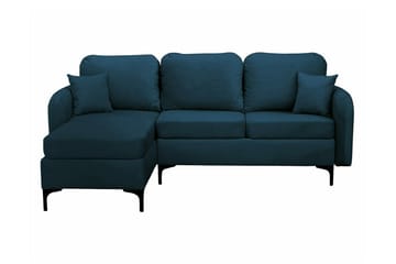 Knocklong 3-sits Hörnbäddsoffa NO_BRAND Dark blue - Møbler - Sofaer - Sovesofaer - Hjørnesovesofa