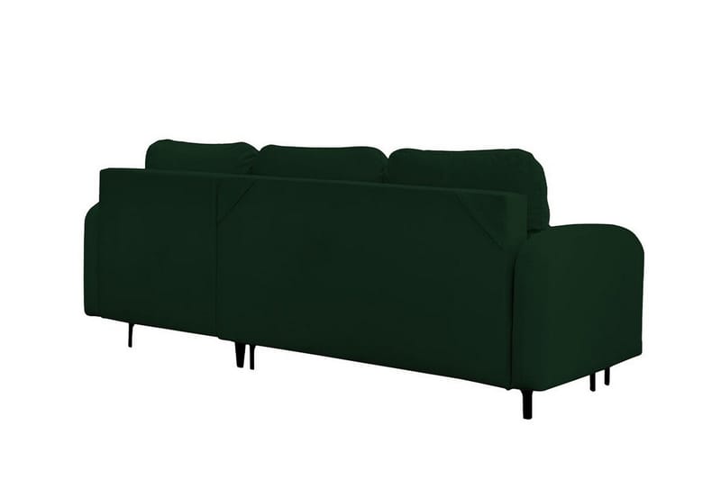 Knocklong 3-sits Hörnbäddsoffa NO_BRAND Dark green - Møbler - Sofaer - Sovesofaer - Hjørnesovesofa