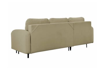 Knocklong 3-sits Hörnbäddsoffa NO_BRAND Light green - Møbler - Sofaer - Sovesofaer - Hjørnesovesofa