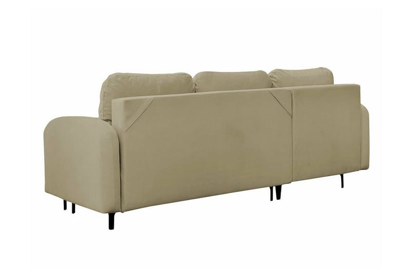 Knocklong 3-sits Hörnbäddsoffa NO_BRAND Light green - Møbler - Sofaer - Sovesofaer - Hjørnesovesofa