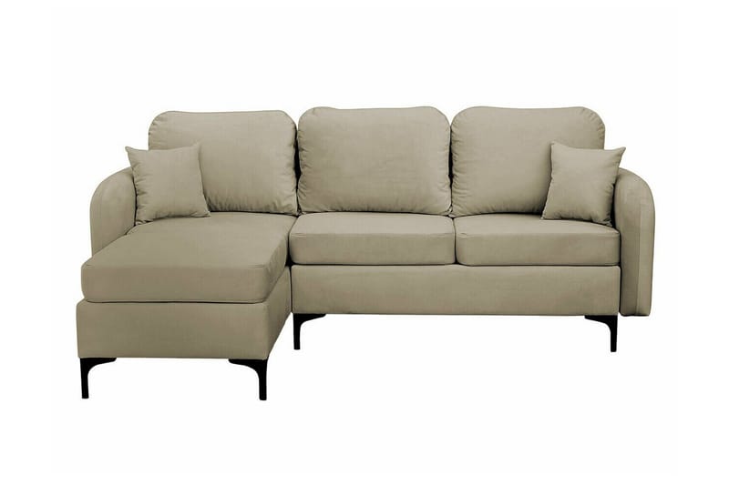 Knocklong 3-sits Hörnbäddsoffa NO_BRAND Light green - Møbler - Sofaer - Sovesofaer - Hjørnesovesofa