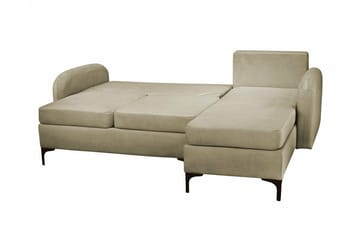 Knocklong 3-sits Hörnbäddsoffa NO_BRAND Light green - Møbler - Sofaer - Sovesofaer - Hjørnesovesofa