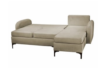 Knocklong 3-sits Hörnbäddsoffa NO_BRAND Yellow-Green - Møbler - Sofaer - Sovesofaer - Hjørnesovesofa