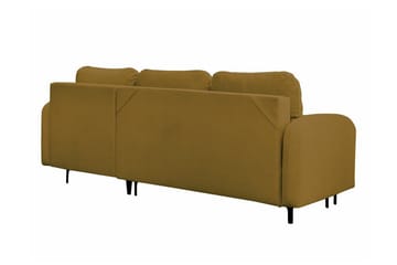 Knocklong 3-sits Hörnbäddsoffa NO_BRAND Yellow-Green - Møbler - Sofaer - Sovesofaer - Hjørnesovesofa