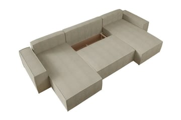 Knocklong 4-seters Hjørnesovesofa - Grå - Møbler - Sofaer - Sovesofaer - Hjørnesovesofa