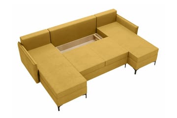 Knocklong 4-seters Hjørnesovesofa - Rosa - Møbler - Sofaer - Sovesofaer - Hjørnesovesofa