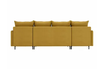 Knocklong 4-seters Hjørnesovesofa - Rosa - Møbler - Sofaer - Sovesofaer - Hjørnesovesofa