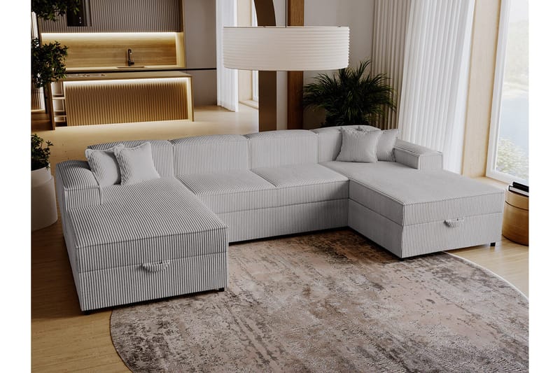 Knocklong 4-seters Hjørnesovesofa - Møbler - Sofaer - Sovesofaer - Hjørnesovesofa