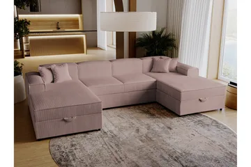 Knocklong 4-seters Hjørnesovesofa - Møbler - Sofaer - Sovesofaer - Hjørnesovesofa