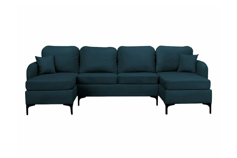 Knocklong 4-sits Hörnbäddsoffa Dark blue - Møbler - Sofaer - Sovesofaer - Hjørnesovesofa
