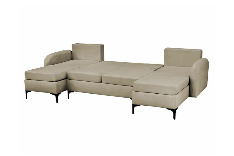 Knocklong 4-sits Hörnbäddsoffa Dark blue - Møbler - Sofaer - Sovesofaer - Hjørnesovesofa