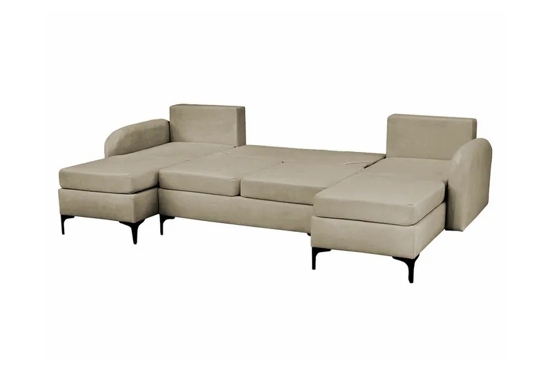 Knocklong 4-sits Hörnbäddsoffa Dark green - Møbler - Sofaer - Sovesofaer - Hjørnesovesofa