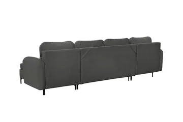 Knocklong 4-sits Hörnbäddsoffa Dark grey - Møbler - Sofaer - Sovesofaer - Hjørnesovesofa