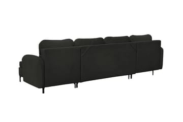Knocklong 4-sits Hörnbäddsoffa NO_BRAND Black - Møbler - Sofaer - Sovesofaer - Sovesofa divan