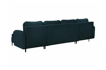Knocklong 4-sits Hörnbäddsoffa NO_BRAND Dark blue - Møbler - Sofaer - Sovesofaer - Sovesofa divan