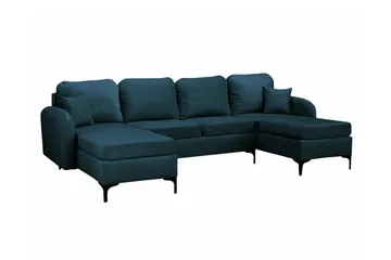 Knocklong 4-sits Hörnbäddsoffa NO_BRAND Dark blue - Møbler - Sofaer - Sovesofaer - Sovesofa divan