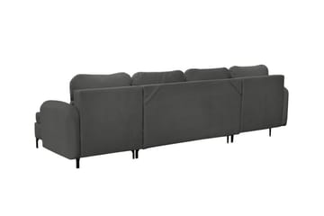 Knocklong 4-sits Hörnbäddsoffa NO_BRAND Dark grey - Møbler - Sofaer - Sovesofaer - Sovesofa divan