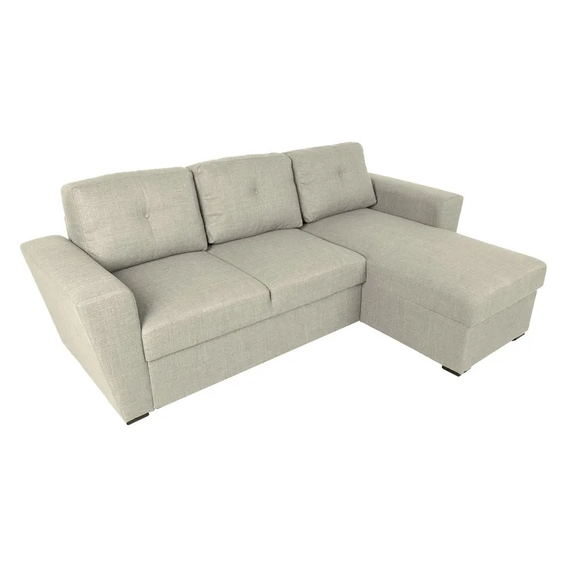 Hjørnesovesofa Korsvik - Beige - Møbler - Sofaer - Sovesofaer - Hjørnesovesofa