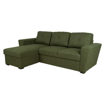 Hjørnesovesofa Korsvik - Grønn - Møbler - Sofaer - Sovesofaer - Langsgående sovesofa