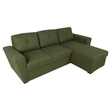 Hjørnesovesofa Korsvik - Grønn - Møbler - Sofaer - Sovesofaer - Langsgående sovesofa