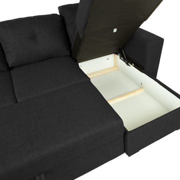 Hjørnesovesofa Korsvik - Mørk grå - Møbler - Sofaer - Sovesofaer - Hjørnesovesofa