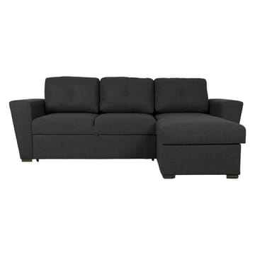 Hjørnesovesofa Korsvik - Mørk grå - Møbler - Sofaer - Sovesofaer - Hjørnesovesofa